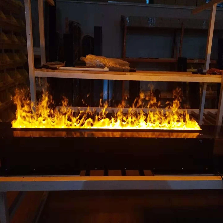 pretty good 1600mm length single color  water vapor steam fireplace with amazing realistic flame