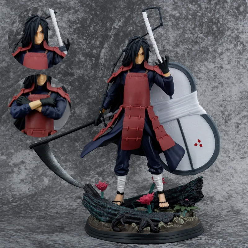 Custom Uchiha Madara Anime Action Figure Cartoon GK Statue Pvc Plastic Resin Figure Collectible Model Toys