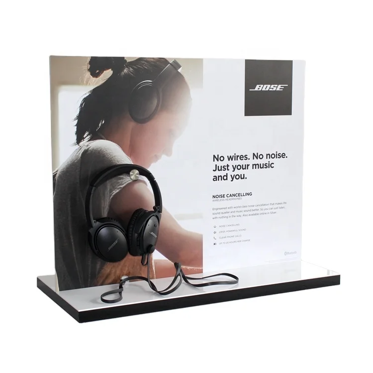 APEX Customized Acrylic Headphone Display Stands Earphone Display
