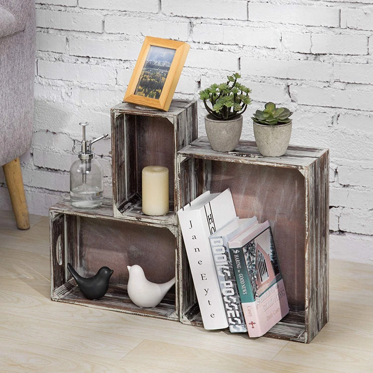 
Wooden craft storage box box basket for home decoration wooden storage box rectangular basket 