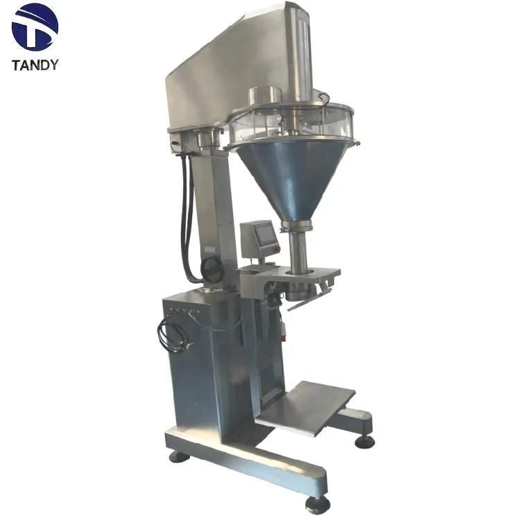 Semi Automatic Dry Washing Powder Premade Pouch Bag Filling Machine with Foot Pedal