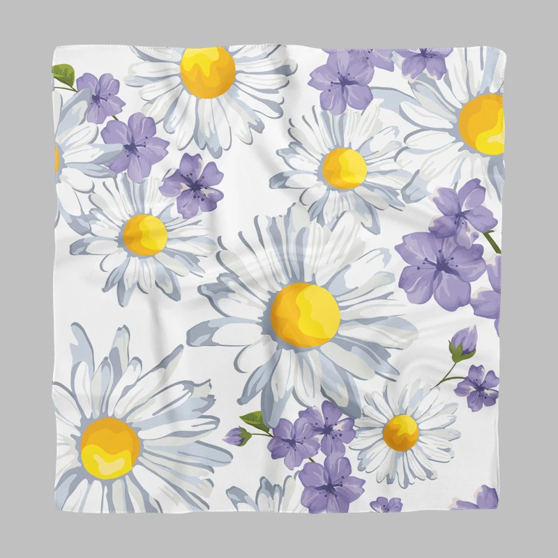 High quality multifunction silk fabric scarves printing scarf large square scarf for women