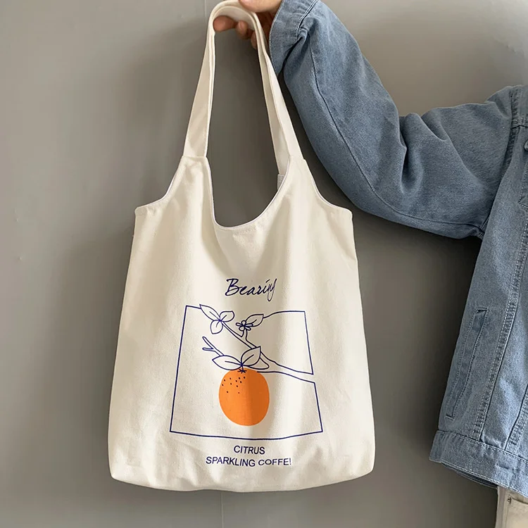 Eco Friendly Wholesale Manufacturer Cotton Carry shopping bags Reusable Large Canvas Tote Bag