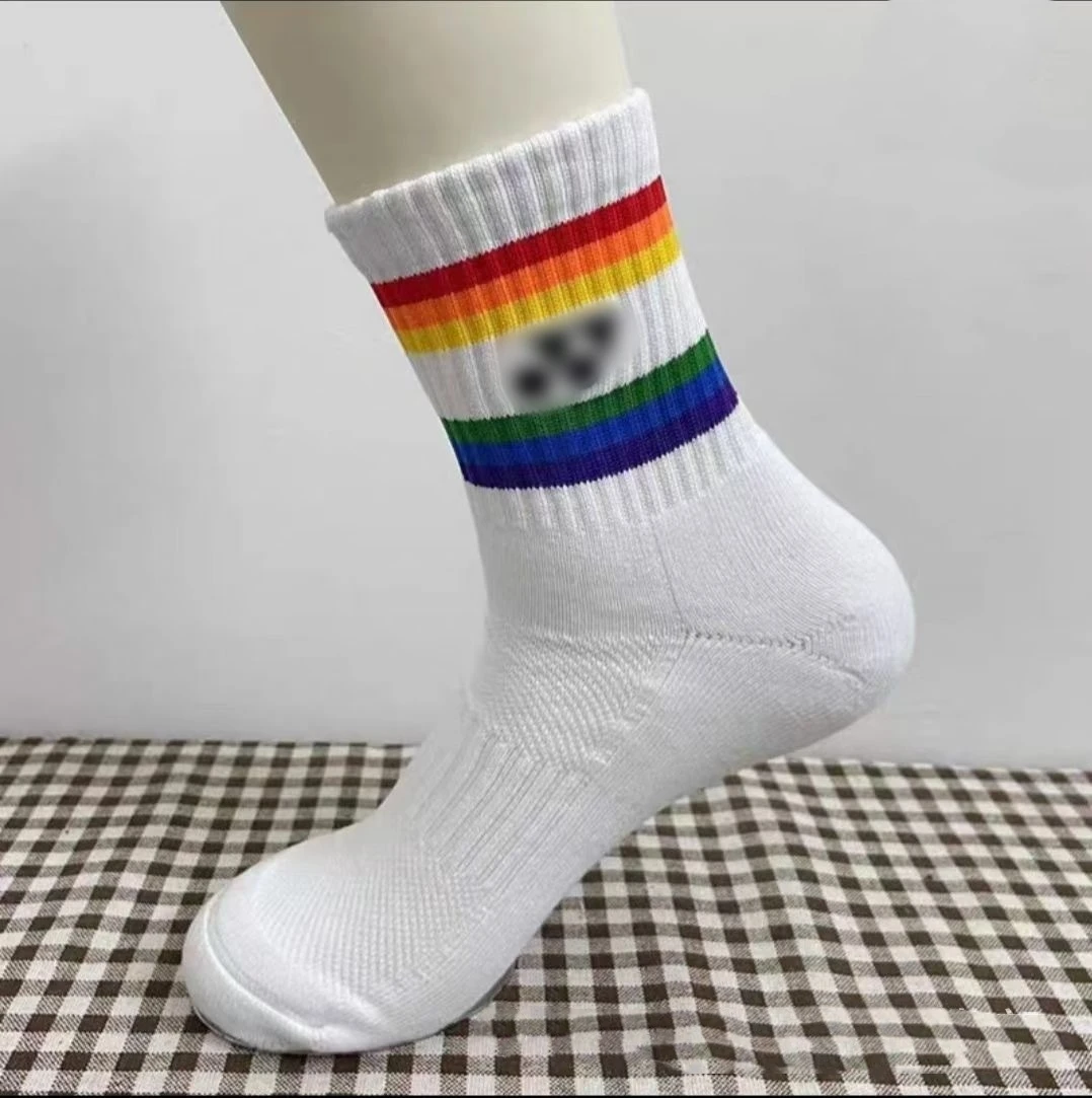 Running Football Training Badminton Athletic Embroidery Crew Custom Design Men Brand Sport Sock