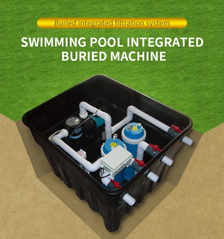 Svadon Customized Integrated Filtration In-Ground Filter Quartz Sand Filter Integrated Filter