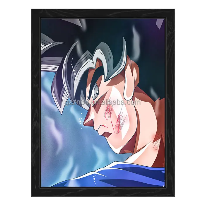 custom 30x40cm Japanese anime style home decoration flip wall painting