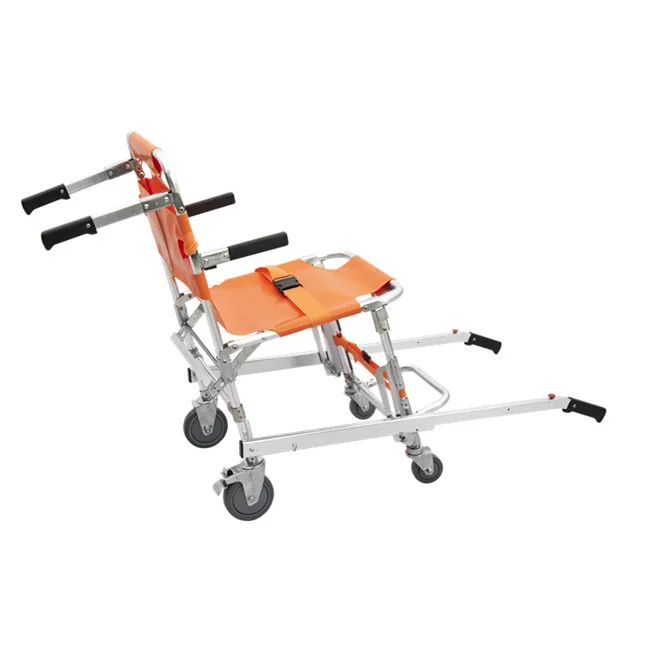 WSX-G1 pvc fabric folded portable medical emergency evacuation stair chair stretcher