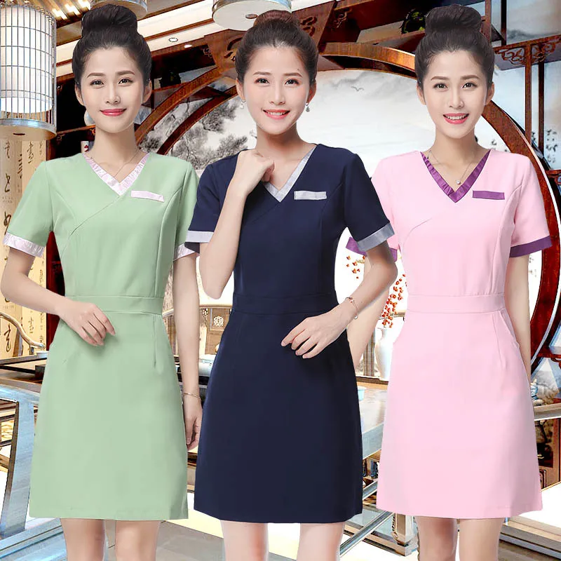 Горячая Распродажа, женская униформа для отеля, индивидуальная Униформа с логотипом для ресторана