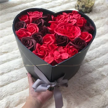 
Customizable Heart Shape Flower Packaging Gift Boxes 