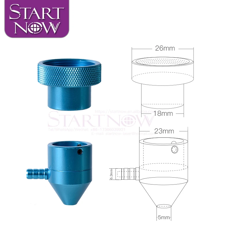 Startnow K40 for CO2 Laser Engraving Cutting Head Lens Dia 12/18mm Focusing Length 50.8mm Mirror 20mm