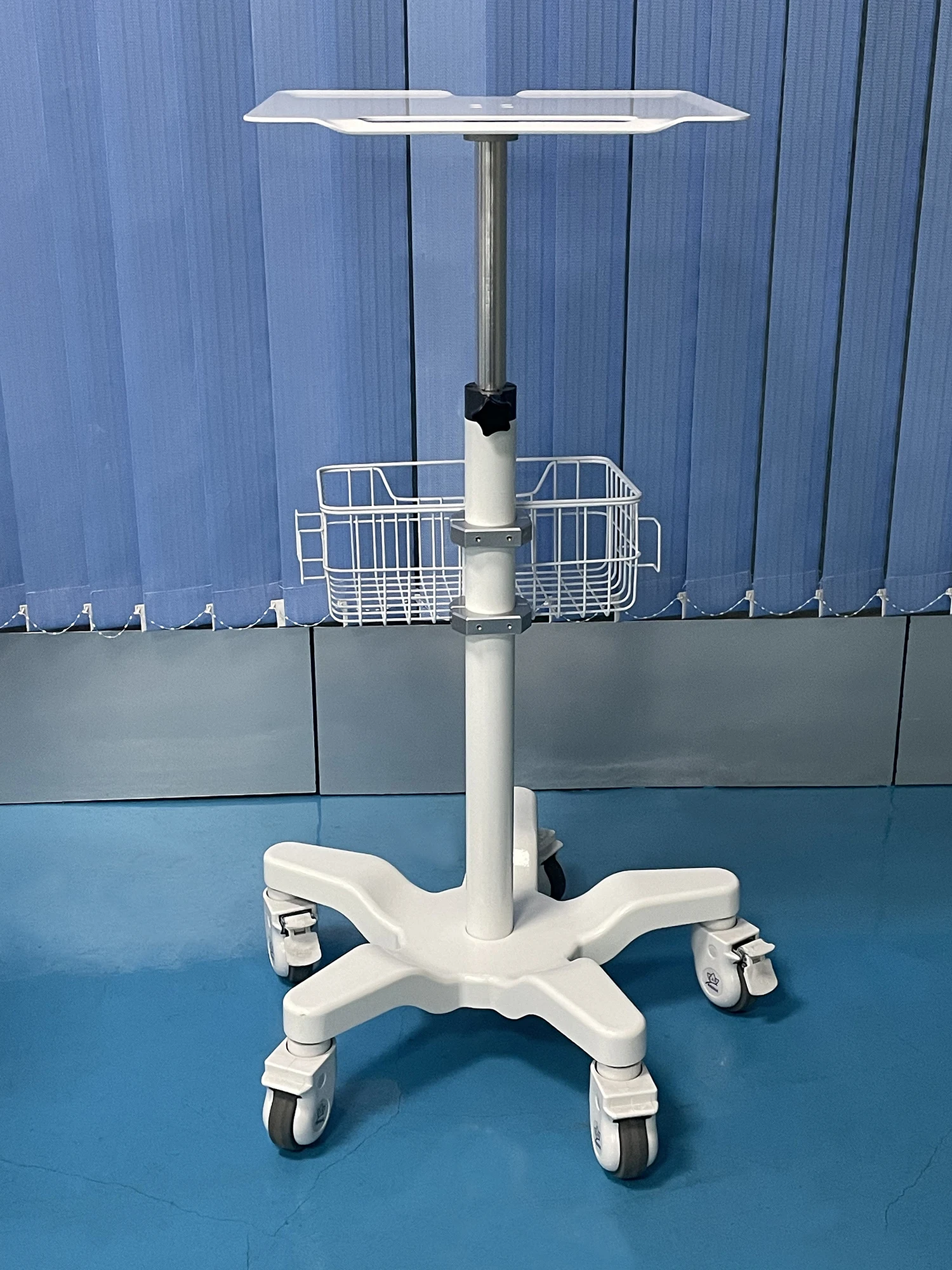 Лидер продаж, медицинская тележка NBRIDGE из нержавеющей стали с регулируемой высотой и монитором ЭКГ для больниц