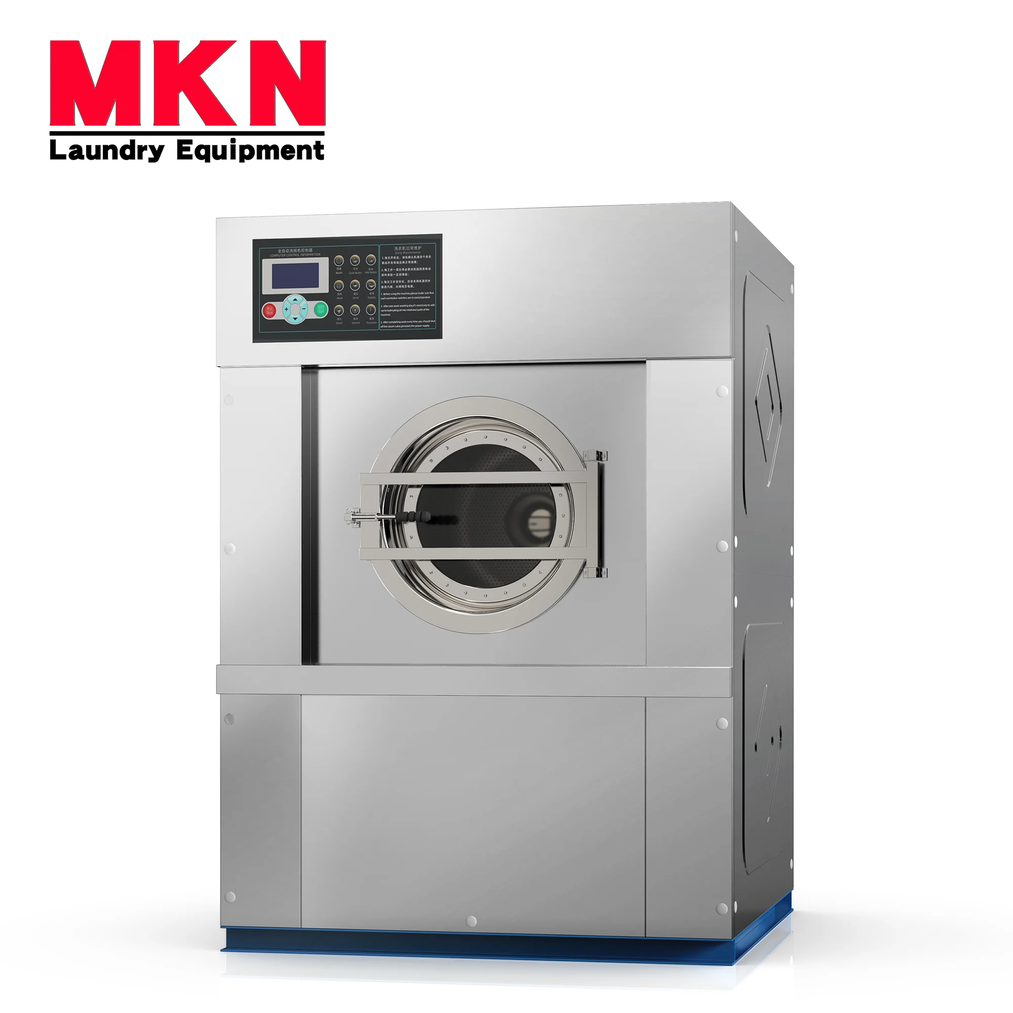 European 17/18 kg Capacity Laundromat Top Sale Industrial Commercial Washer Machine Durable Laundry Machine With Stainless Steel