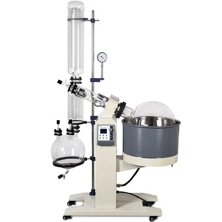 CE Approval 20Liter Lavender Oil Distiller Digital Electric Auto Lift Perfume Rotary Evaporator Rotovap Roto Evap