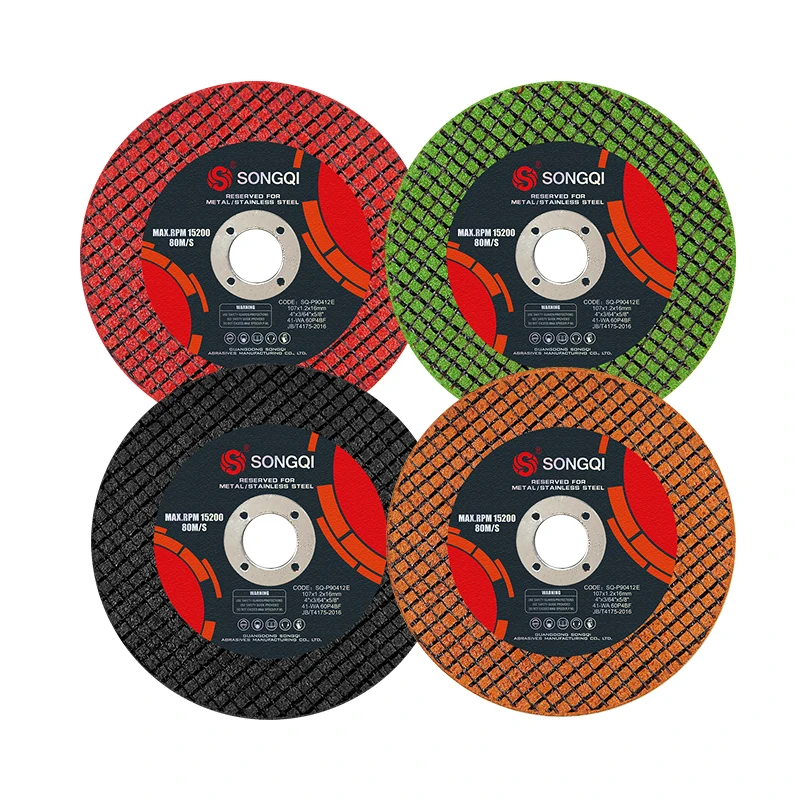 SOGNQI abrasive 4 inch abrasive tools cutting wheel grinding wheel for metal SS grinding