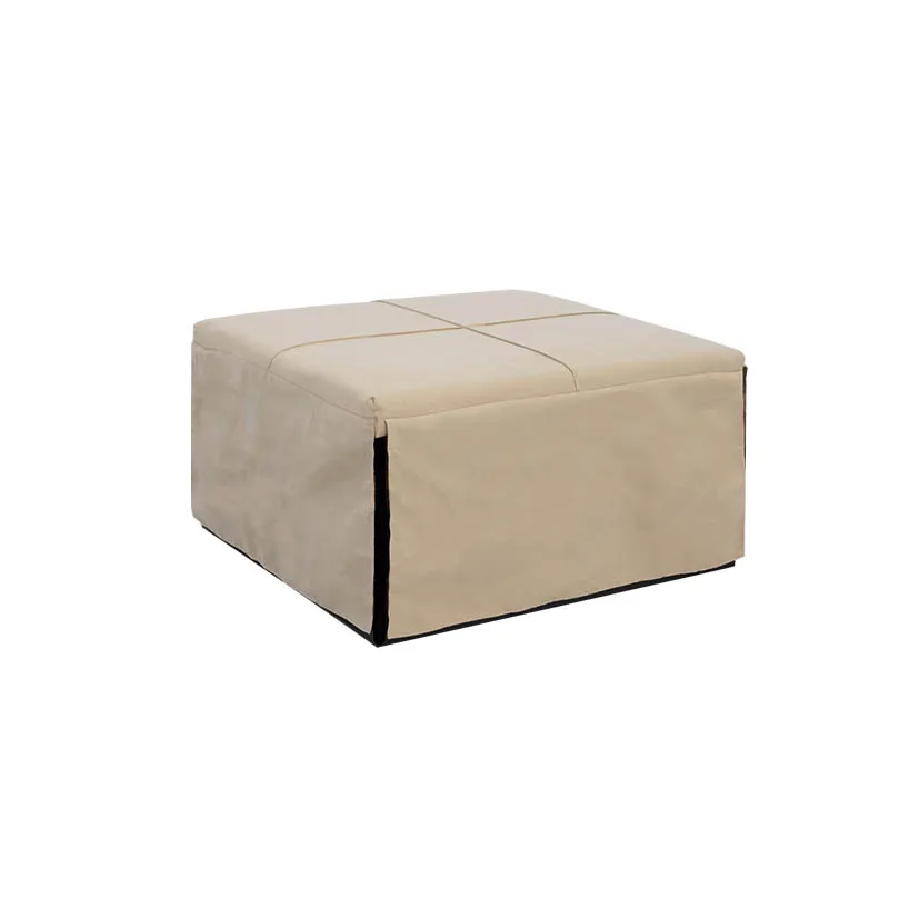 Modern Style Simple Line  Home Furniture Comfortable Cheap Single Metal Folding Ottoman Bed for Hotel