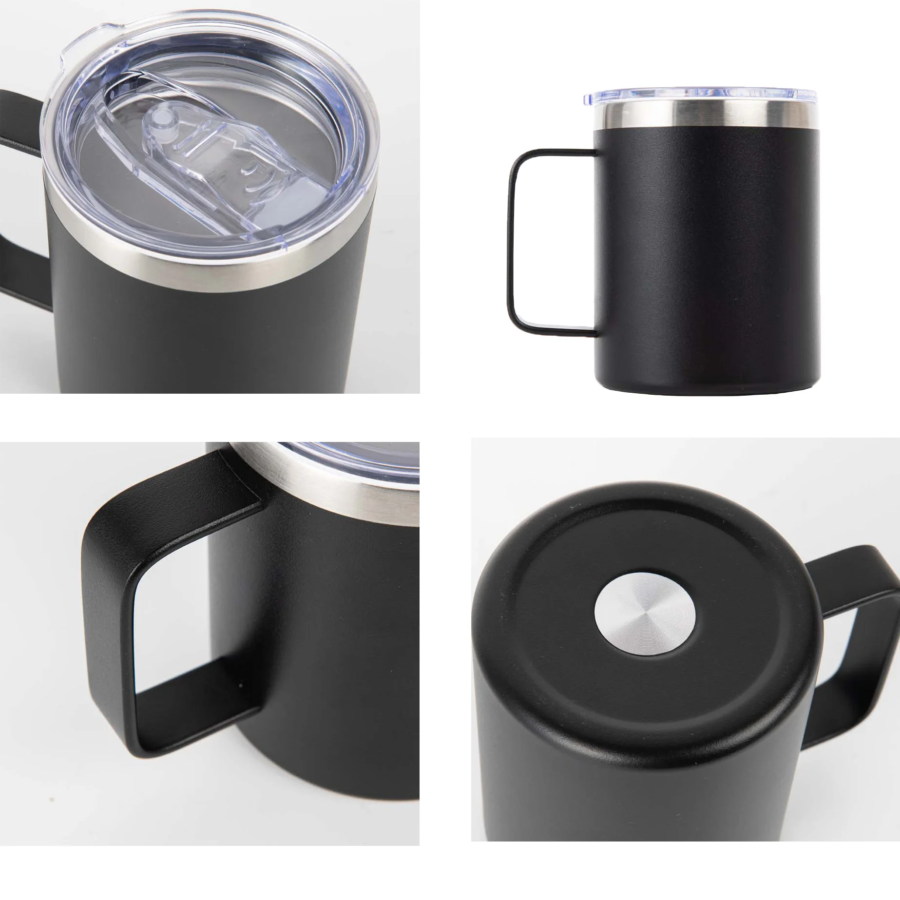 custom 12oz 14oz 20oz Stainless steel Thermos vacuum travel car coffee mug cup tumbler with handle