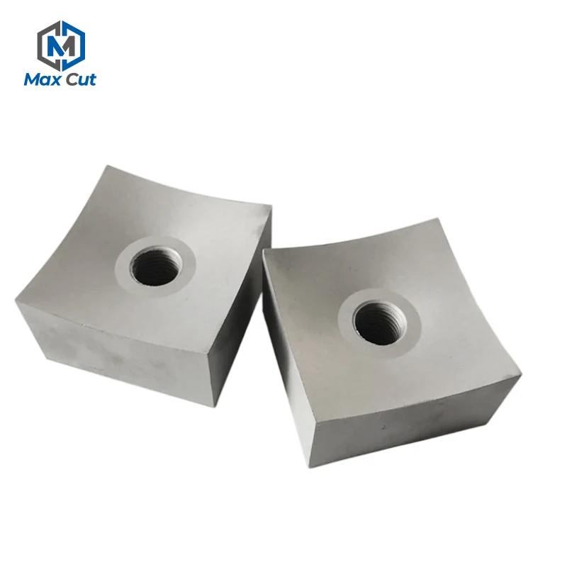 Double Shaft Wood Plastic Shredder Blade For Recycling Crushing Machine