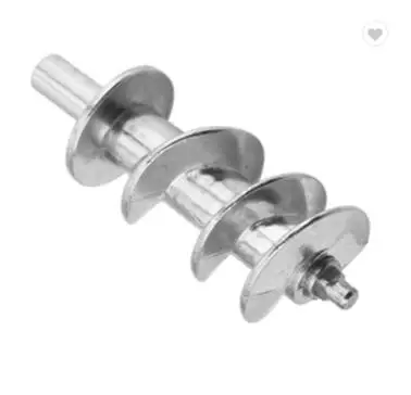 Densen Oem high quality stainless steel grinder worm feeder screw shaft Assy custom cnc machining parts