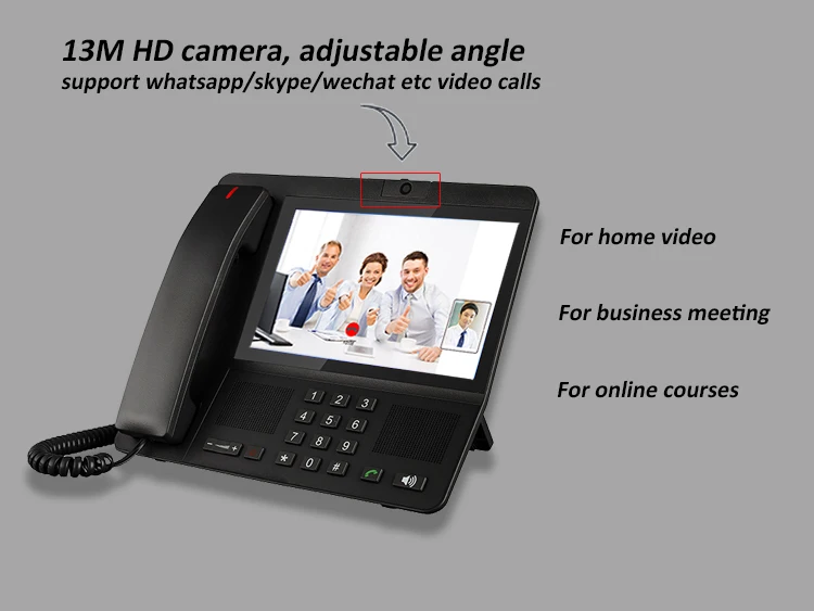 4G LTE wireless phone smart desktop office phone FWP LS830 with SIM card cordless phone