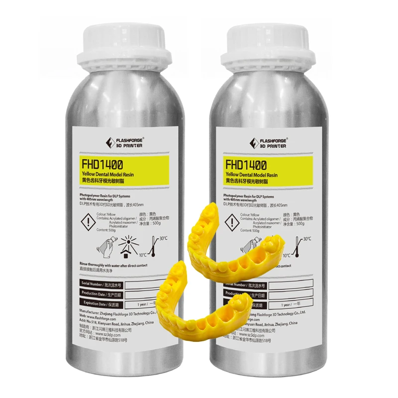 Flashforge Ultra Resolution Hunter DLP High Speed 3D Dental 3D Printer Jewelry sets 3D Printer Printing Machine