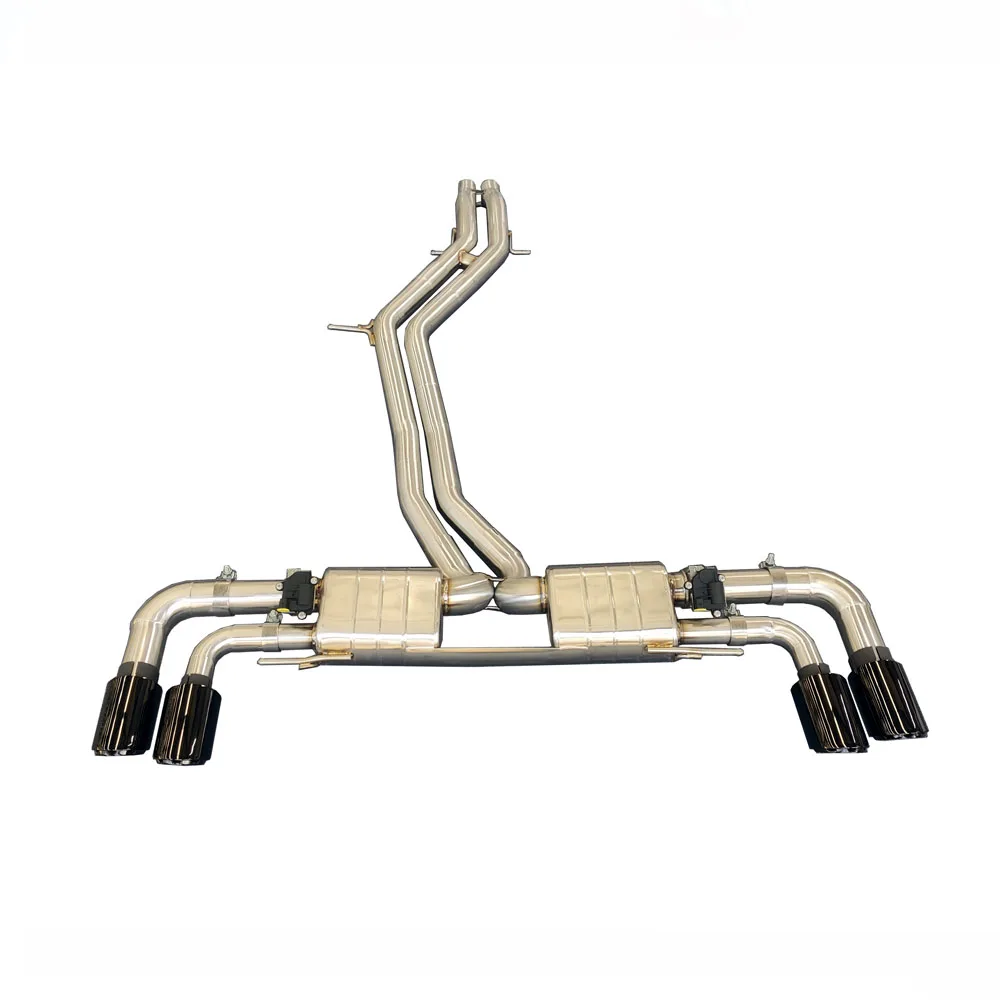 Factory Racing Sport Exhaust muffler For Porsche Cayenne E3 9YA 9Y0 3.0T With Remote Control Stainless Steel Catback Systems