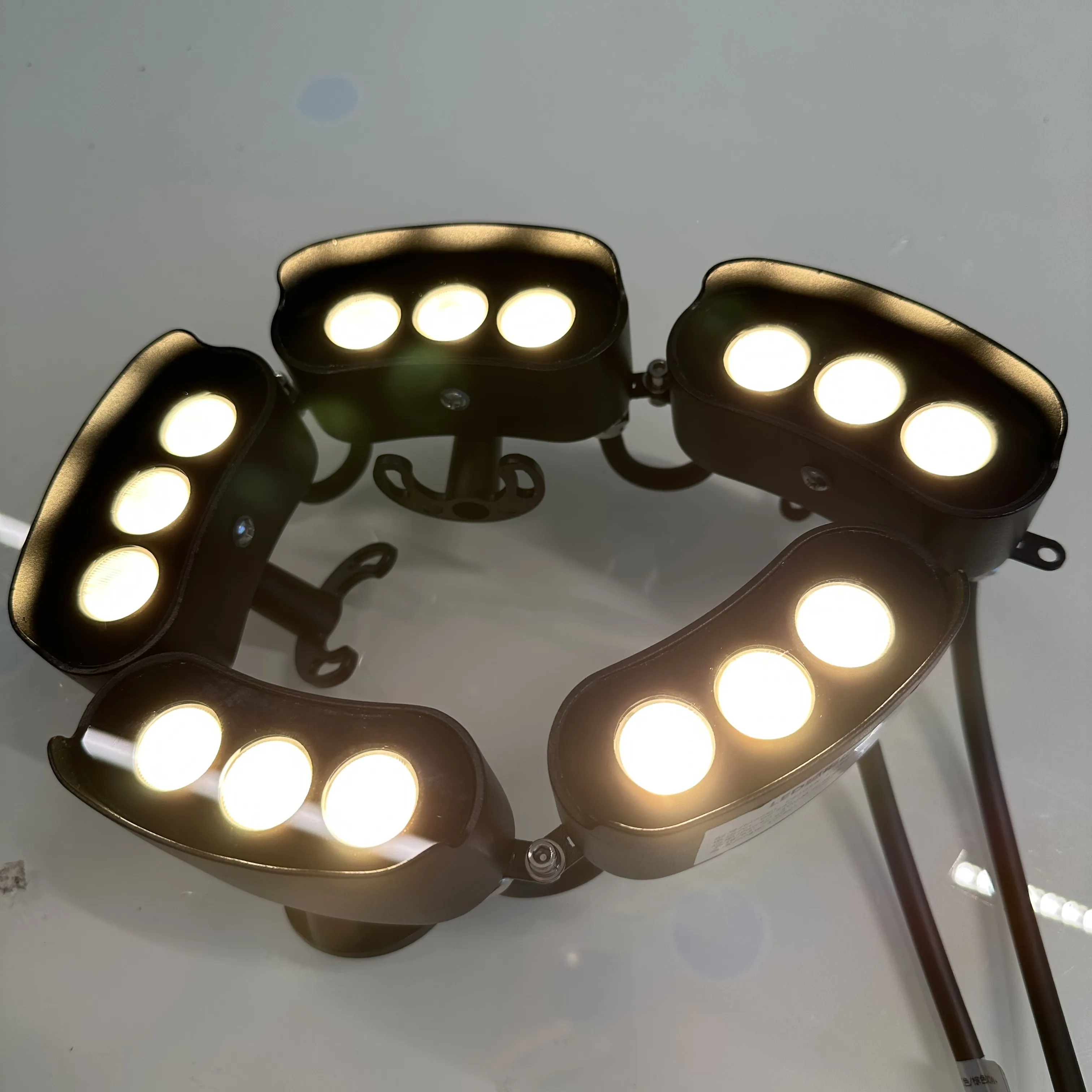 Custom Sized Led Tree Lighting Outdoor Landscape Garden Led Ring Hug Palm Tree Spot Light Diy Linked Bridge Lights