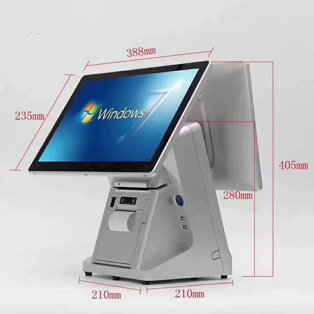 Factory Custom Touch Screen Cash Register Counter Software Machine for Retail Computer Windows Pos with Print