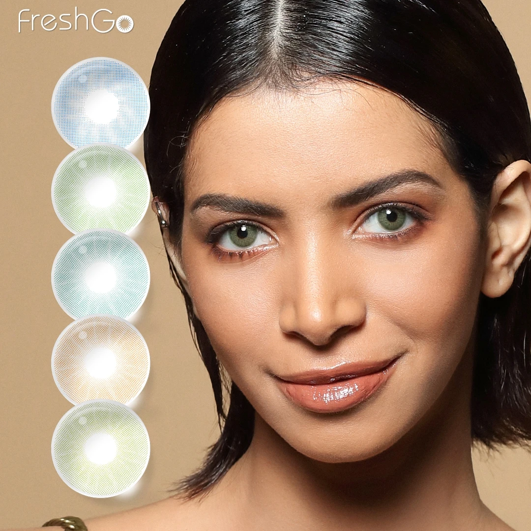 Free Shipping Brazil Ready Stock Freshgo HIDROCOR lentes de contacto color contact lens cosmetic contact lenses