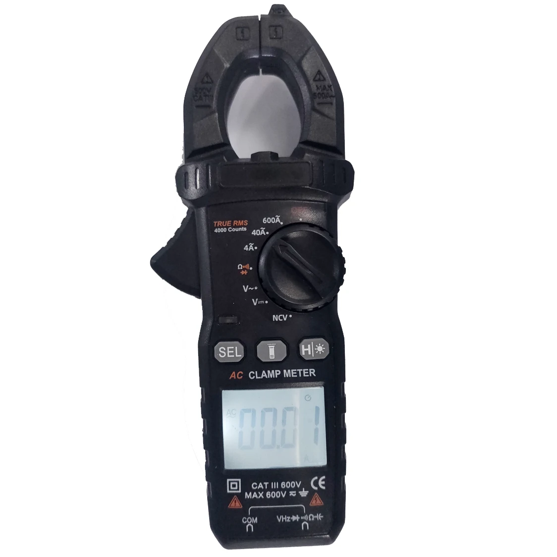 CM86B AC DC Voltage Current Ammeter voltmeter Temperature Capacitance Ohm tester Non Contact Meter Pocket Digital Clamp Meter