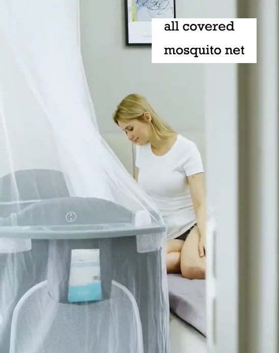 
High quality baby play pen safety baby game yard with net fabric 