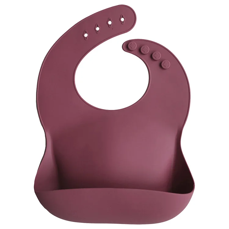 
Snoozzz Waterproof Silicon bibs for babies feeding food catch girl boy baby bibs 
