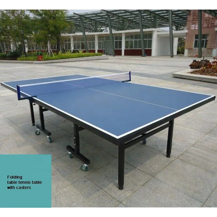 Customized foldable indoor outdoor OEM 18mm 25mm ping pong table moveable table tennis table