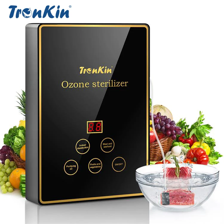Portable Mini Ozone Generator Home Food Meat Purifier Fruit Vegetable Washer Cleaner Machine Generador De Ozono Fruit Sterilizer