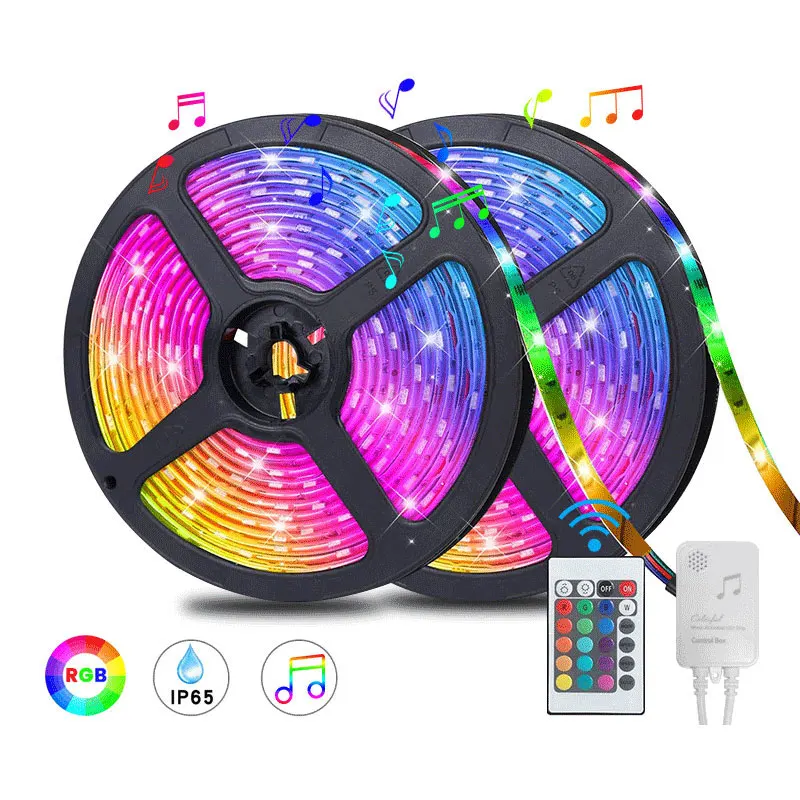 5050 SMD Wifi Usb TV Backlight Rgbic 5V Flexible Waterproof IP65 Rgbw Cinta Tira De Luces Neon Cob Smart LED Strip Light Luz