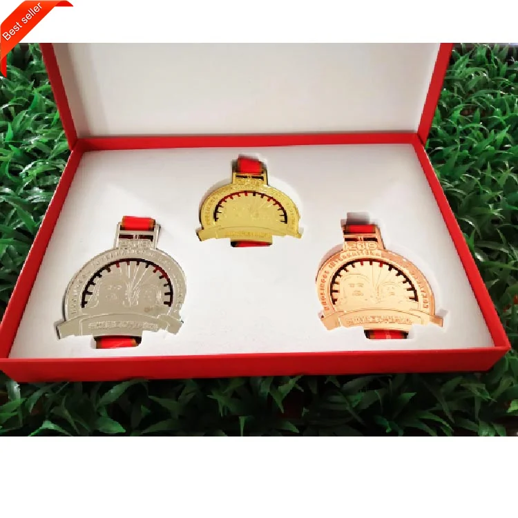 Customized Antique Silver 3D Zinc Alloy Rose Gold Metal 3D Cycling Buying Lanyard Sports Event Medal Ribbon