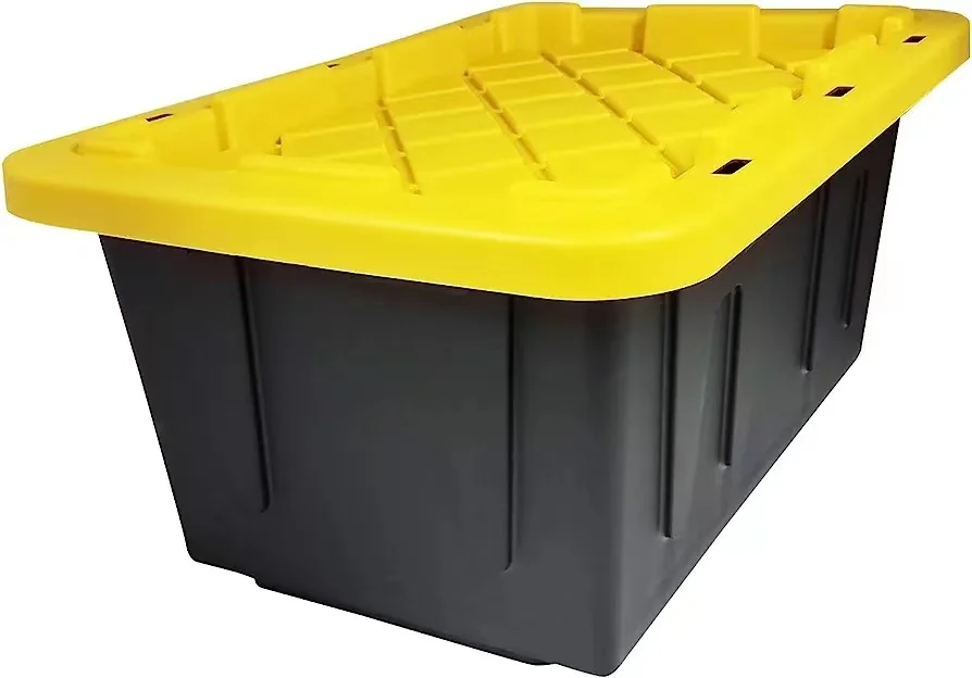 17 Gallon Lockable Plastic Container Storage Tote Container Heavy duty Large storage box