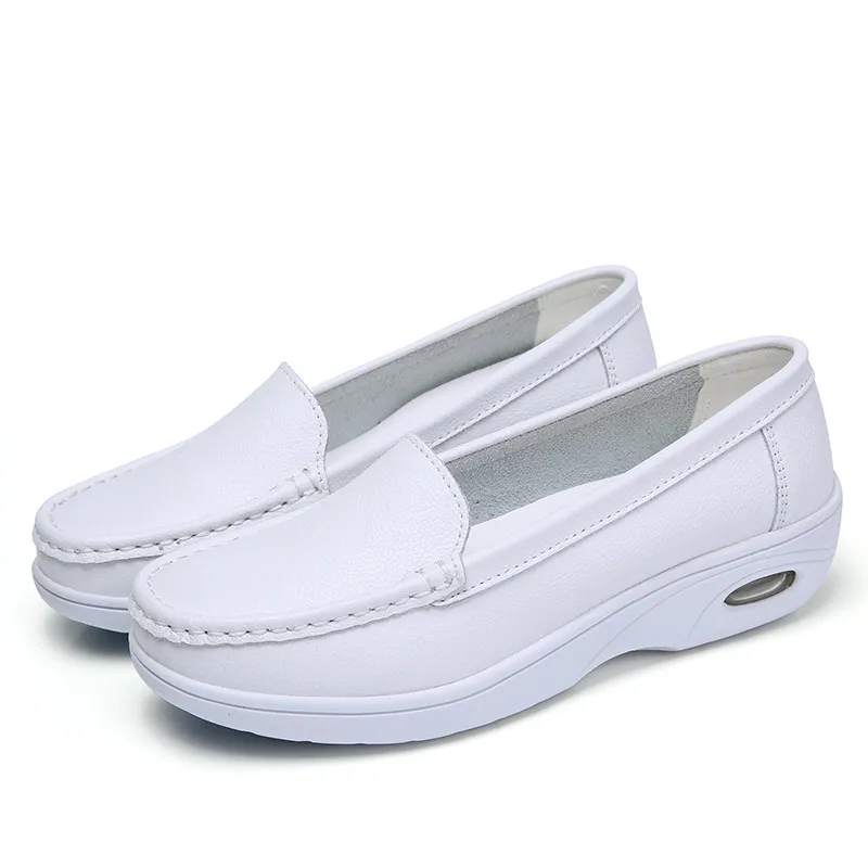 Hospital comfort MD sole cheap casual medical nurse shoes non slip big size nursing shoes flats