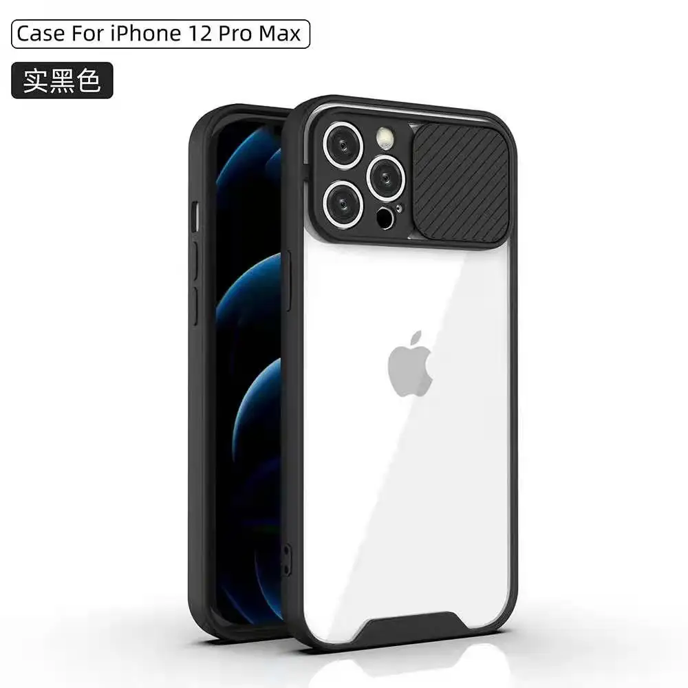 Honatop Clear Sliding Window with full camera protection phone Case For Infinix  S16/ HD Smart 2021/Zero-8-X687