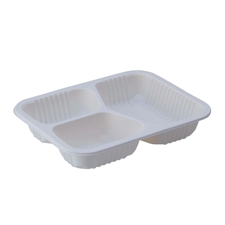 Takeaway Meal Prep Container Biodegradable Lunch Box With Lid Disposable Microwavable bagasse Lunch Box