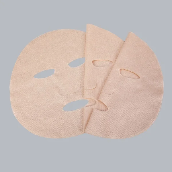 Facial mask material custom design camellia fiber face mask sheet silky soft facial mask
