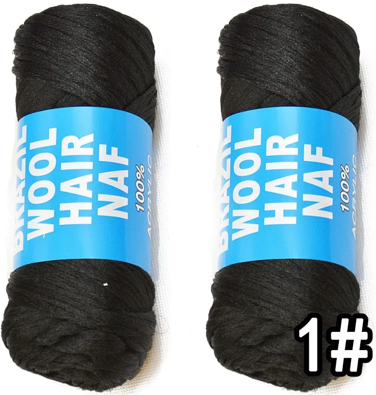 
100% Acrylic Wholesale suppliers ENbeauty african hair twists 70g brazil wool hair for braiding 