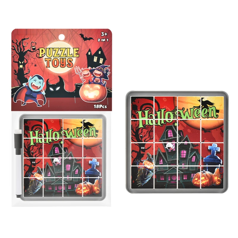 2024 Hot Selling DIY Game Puzzle Drawing Board Toy Kids Building Block Plastic Unisex Christmas Halloween Theme Holiday