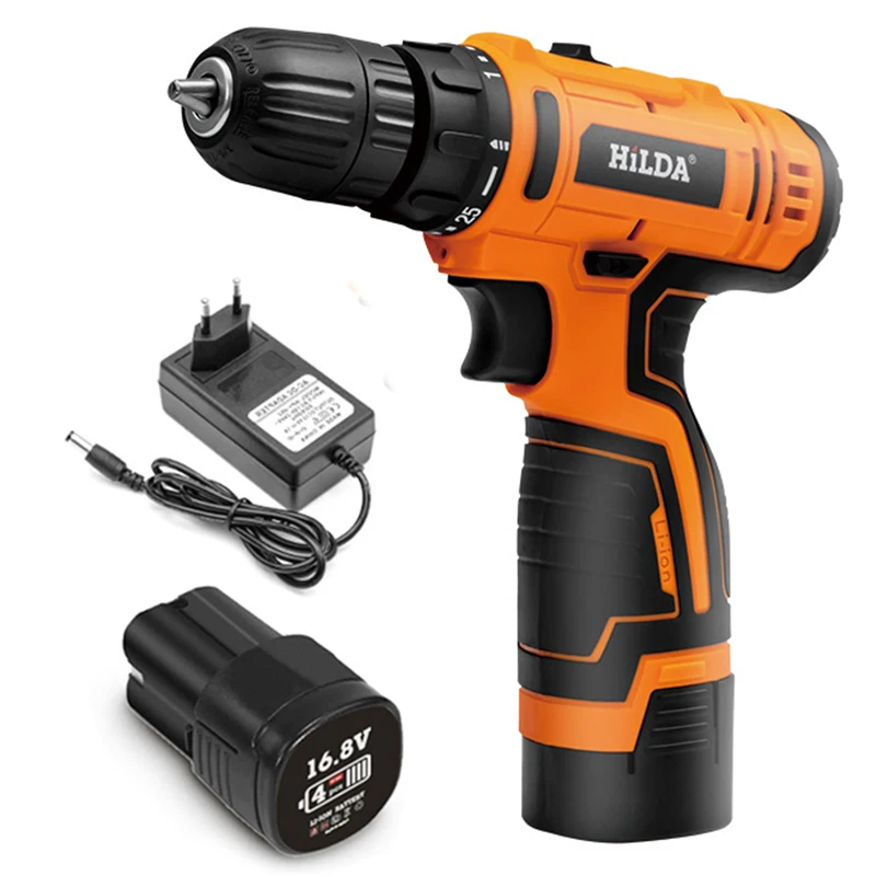 16.8v lithium ion battery cordless impact drill Power Tools Repair Parts Kit Cordless Drill rechargeable lithium battery