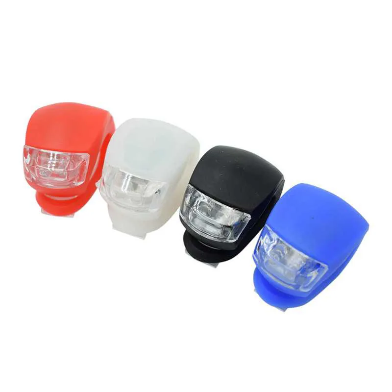 Bike Tail Light Flashing Bicycle Front Light Silicone Waterproof Cycling Bike Light With Battery