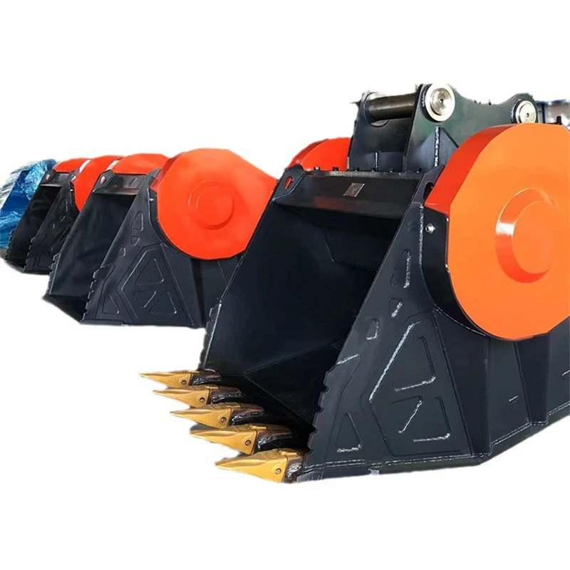mini excavator bucket teeth excavator 3 ton shredder screening bucket for komatsu excavator bucket pins and bushings