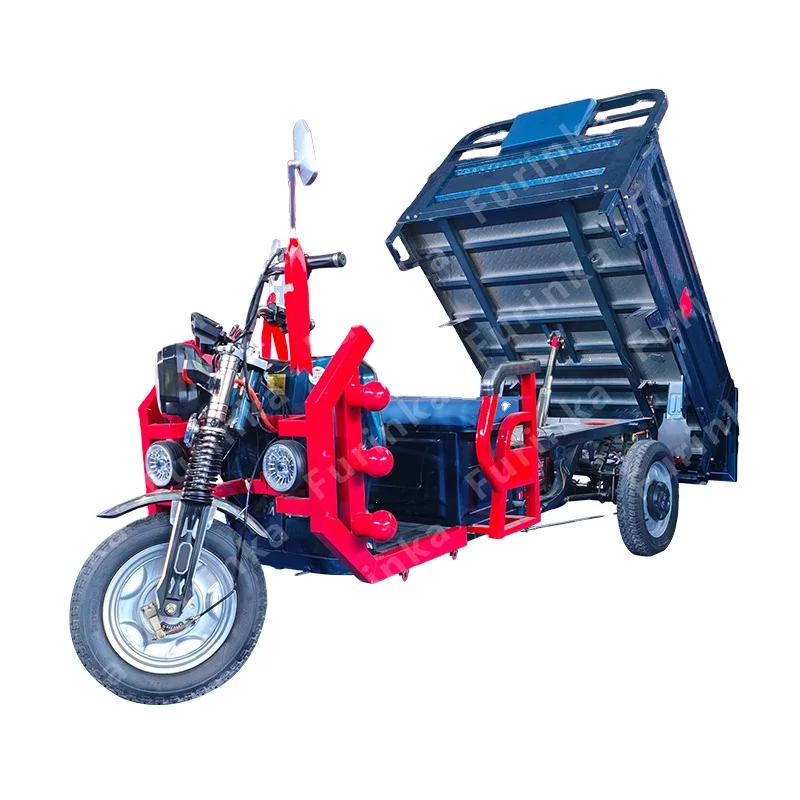 Manufacturers Direct 1.6m Cargo Motorcycle 1000 Watt Three-Wheeled Electric Tricycle for Adults Farm Transport