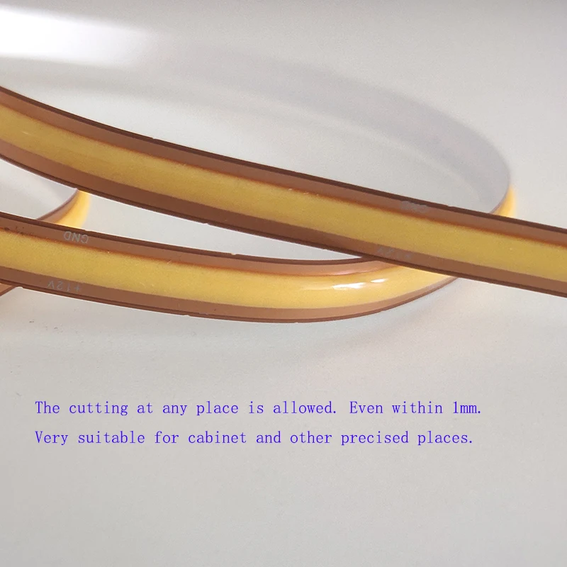 No Limit Free Cutting 12V 24V Dotless Cob Led Strip For No Darkness Aluminum Profile Light