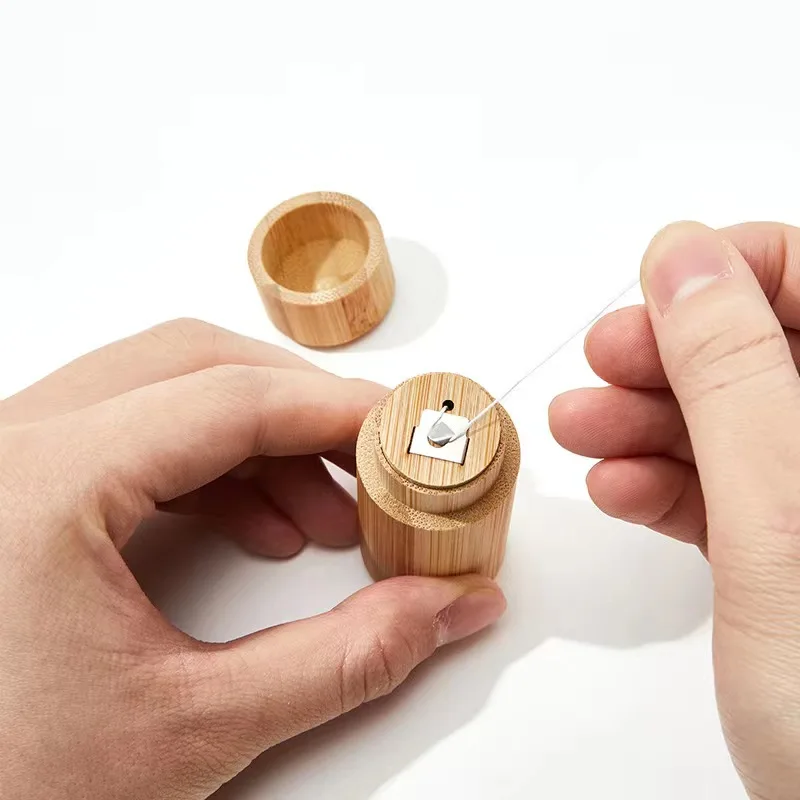 Zero Waste Vegan Organic Bamboo Dental Floss Picks Tooth Flosser for Adults & Kids Toothpick Stick Soft on Gum & Teeth