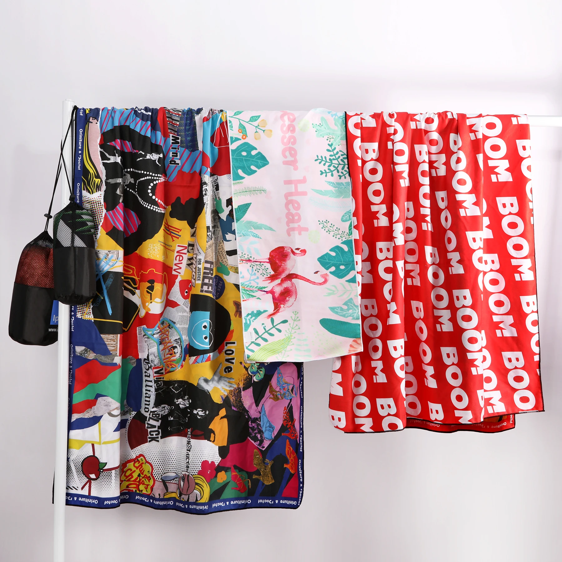Lightweight Rpet Best Selling Recycled Large Printed Microfibre Suede Wholesale Sand Free Microfiber Custom Beach Towel