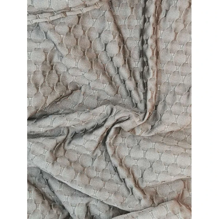 
Poly Spandex Liverpool Jacquard Bullet Knitted Fabric Print Fabric For Garment For Dress 